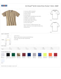 JERZEES® - Dri-Power® Active 50/50 Cotton/Poly Pocket T-Shirt. 29MP Forest Green