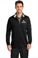 Nike Dri-FIT 1/2-Zip Cover-Up. 578673 Black/Dark Grey/White