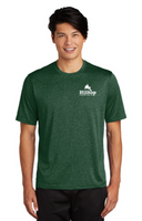 Sport-Tek® Heather ContenderTM Tee. ST360 Forest Green Heather