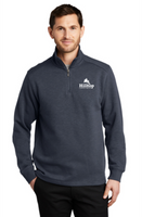 Port Authority® Slub Fleece 1/4-Zip Pullover. F295 Slate Grey