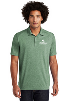 Sport-Tek ® PosiCharge ® Tri-Blend Wicking Polo. ST405 Forest Green Heather